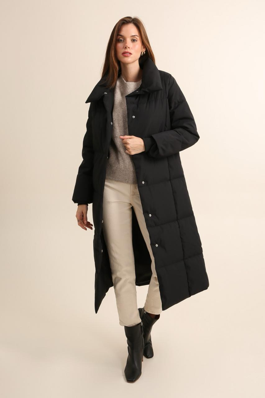"Women's Long Hooded Coat"